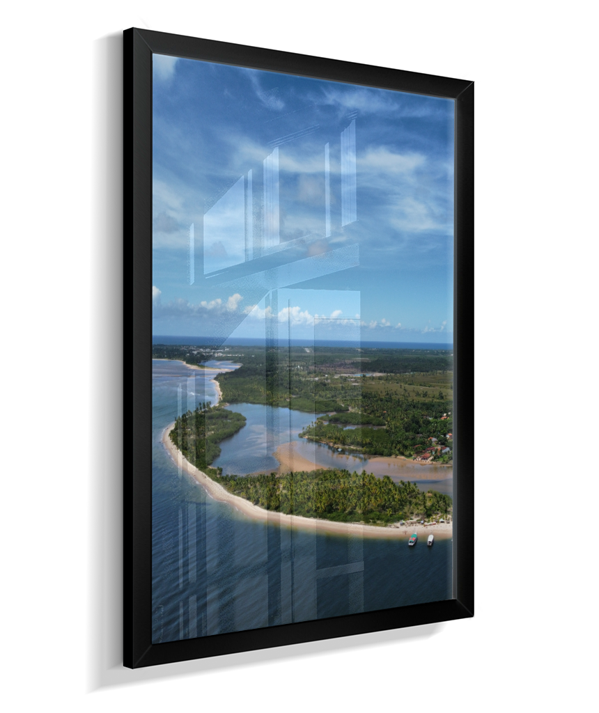 Quadro Ilha do Goio - Vertical