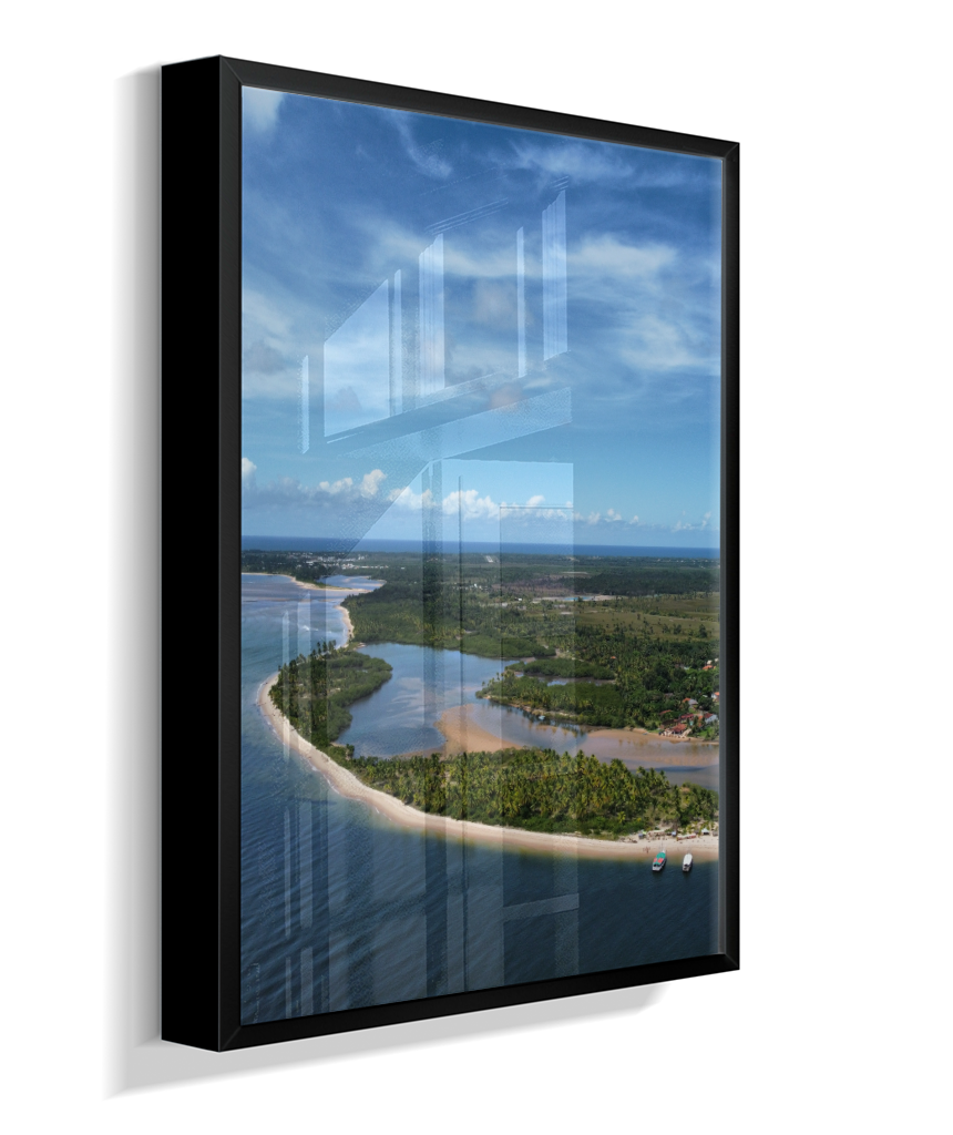 Quadro Ilha do Goio - Vertical