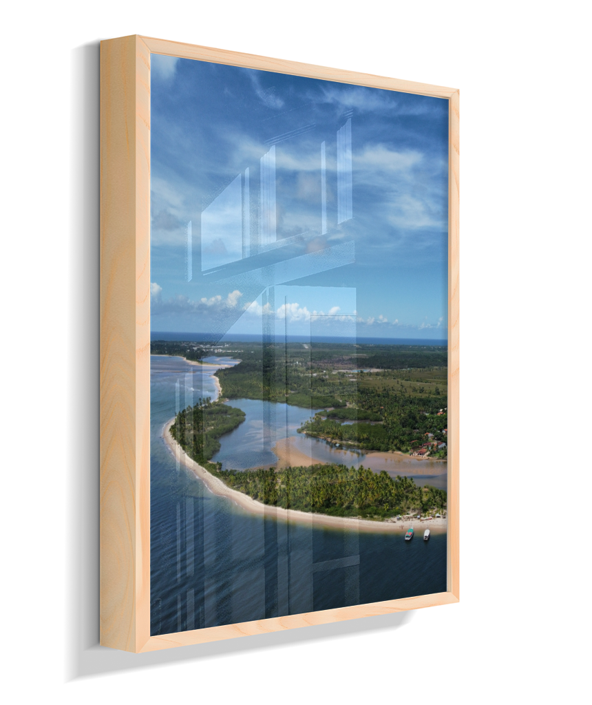 Quadro Ilha do Goio - Vertical