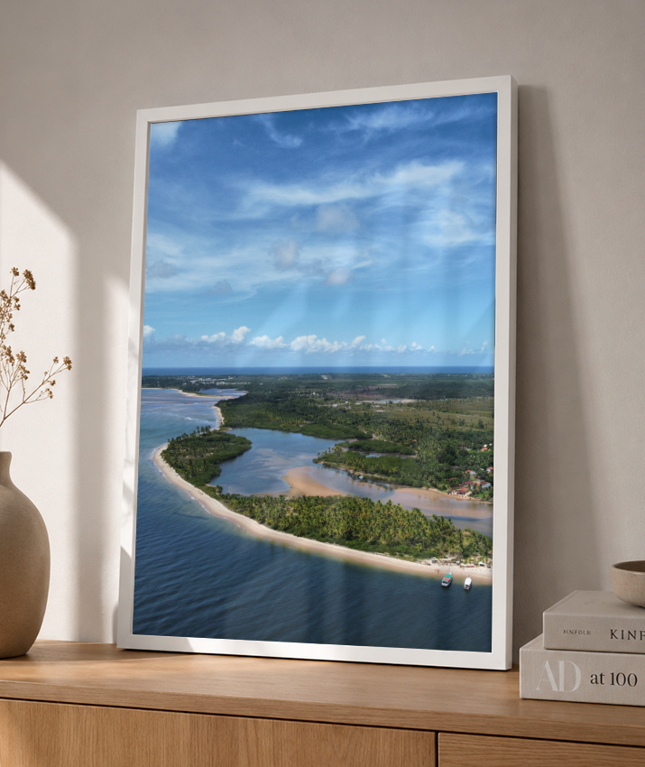 Quadro Ilha do Goio - Vertical