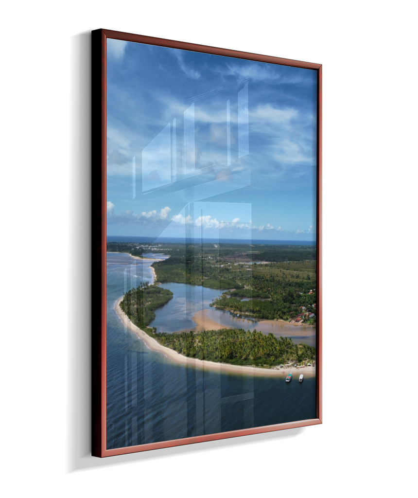 Quadro Ilha do Goio - Vertical