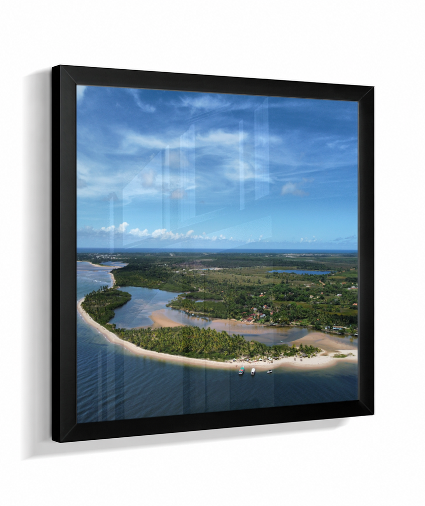Quadro Ilha do Goio - Quadrado