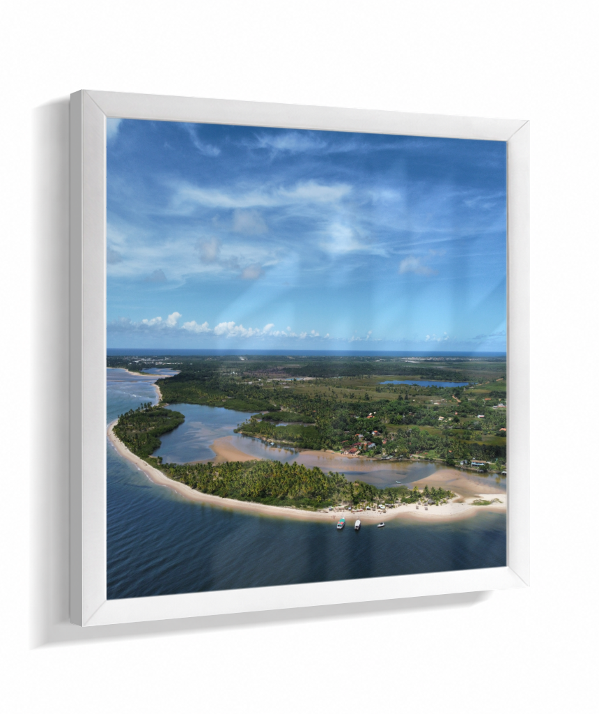 Quadro Ilha do Goio - Quadrado