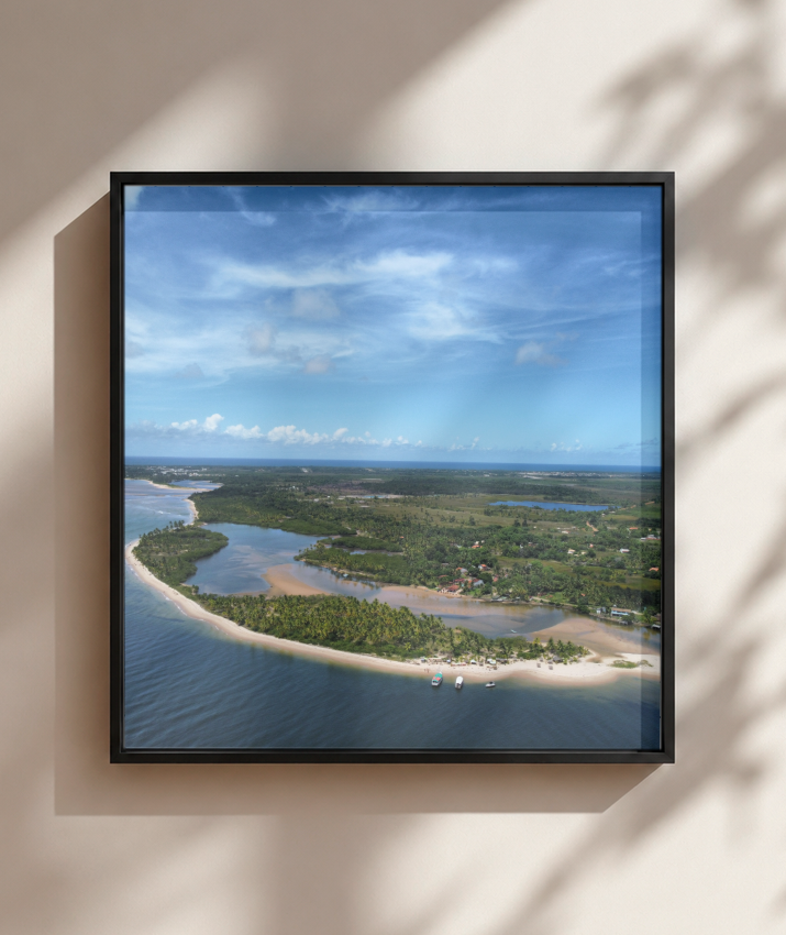 Quadro Ilha do Goio - Quadrado