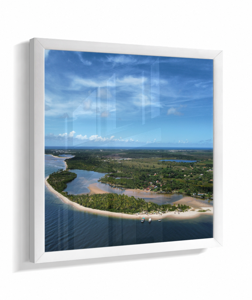 Quadro Ilha do Goio - Quadrado