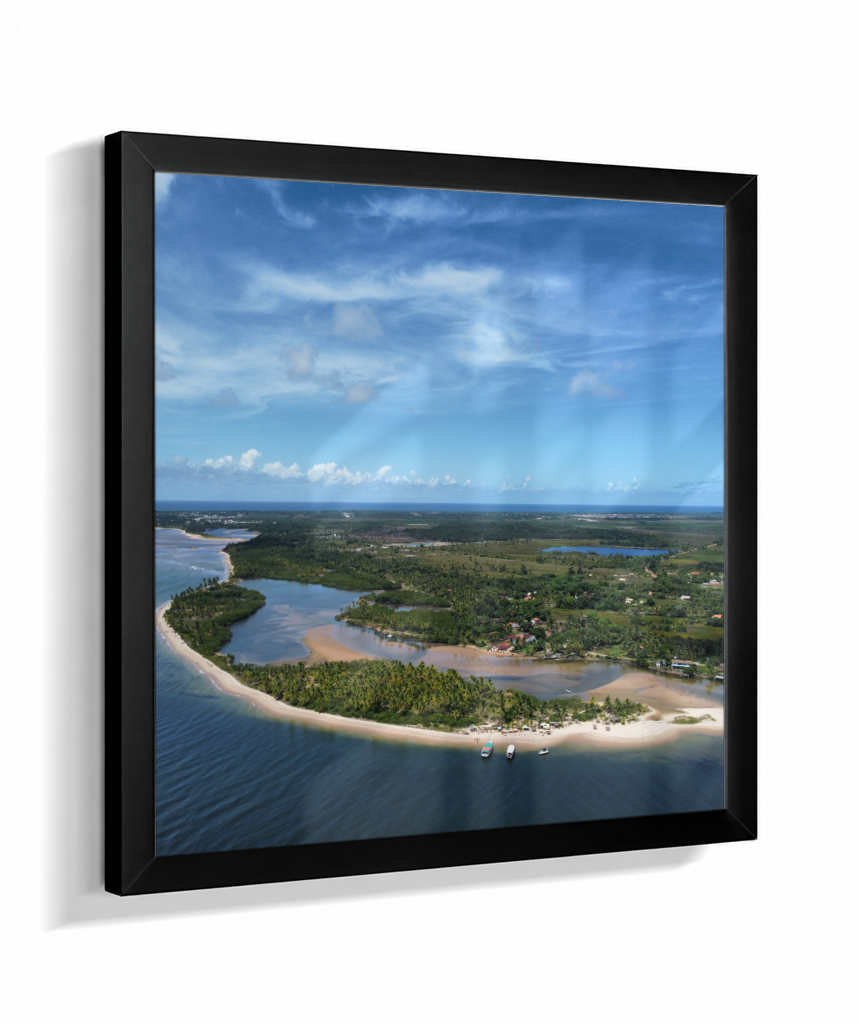 Quadro Ilha do Goio - Quadrado