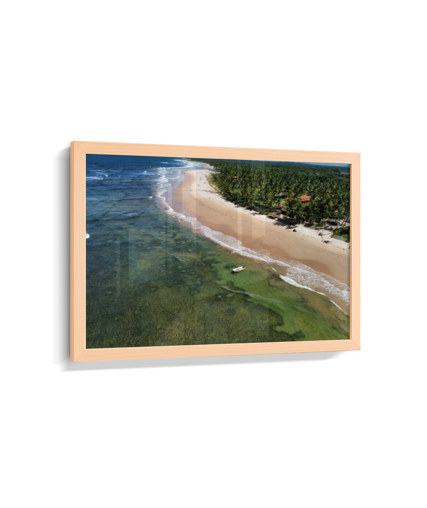 Quadro Praia de Algodões - Horizontal