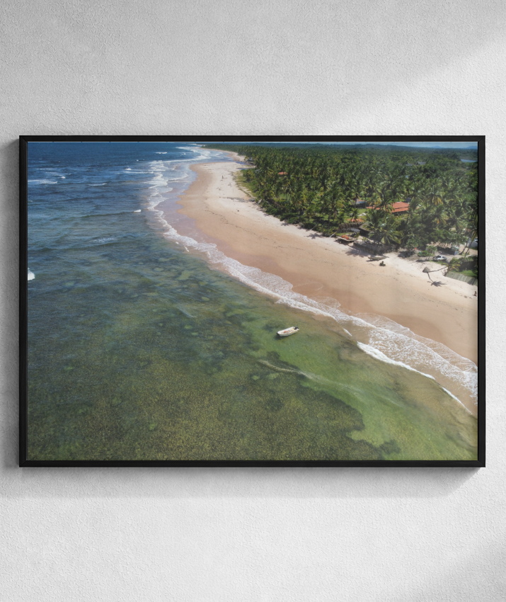 Quadro Praia de Algodões - Horizontal