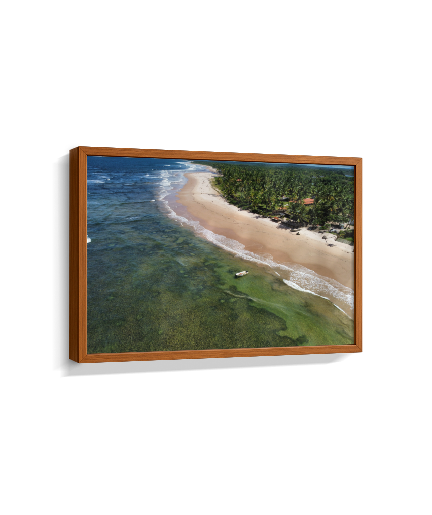 Quadro Praia de Algodões - Horizontal