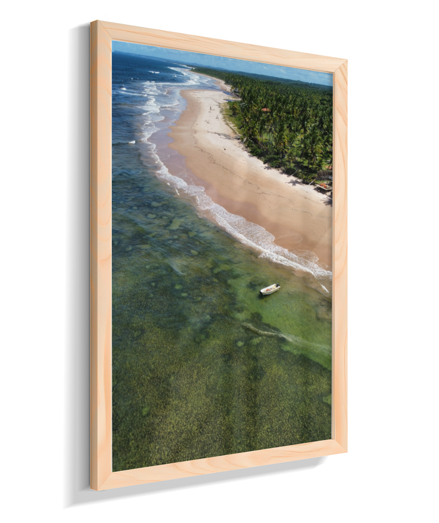 Quadro Praia de Algodões - Vertical