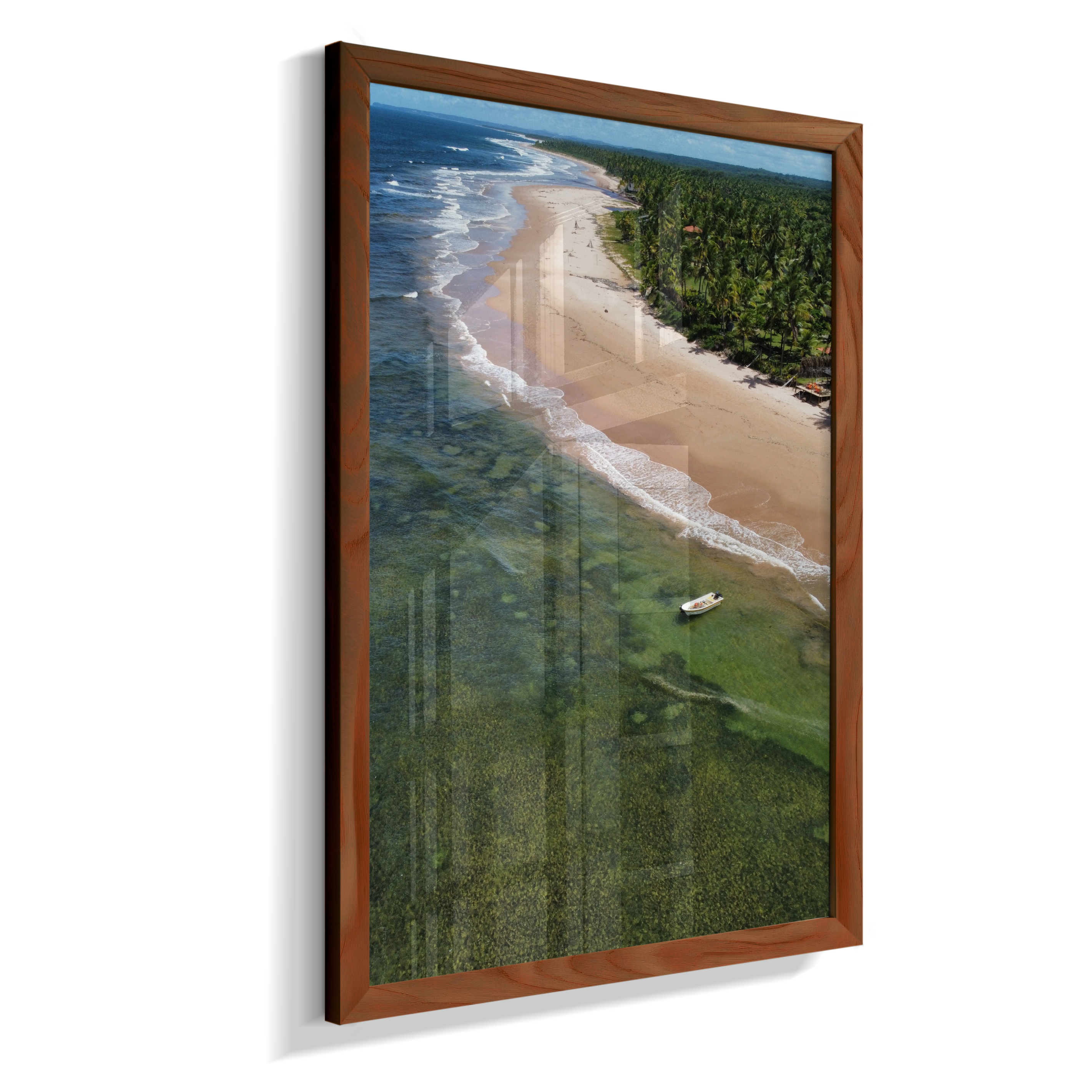 Quadro Praia de Algodões - Vertical