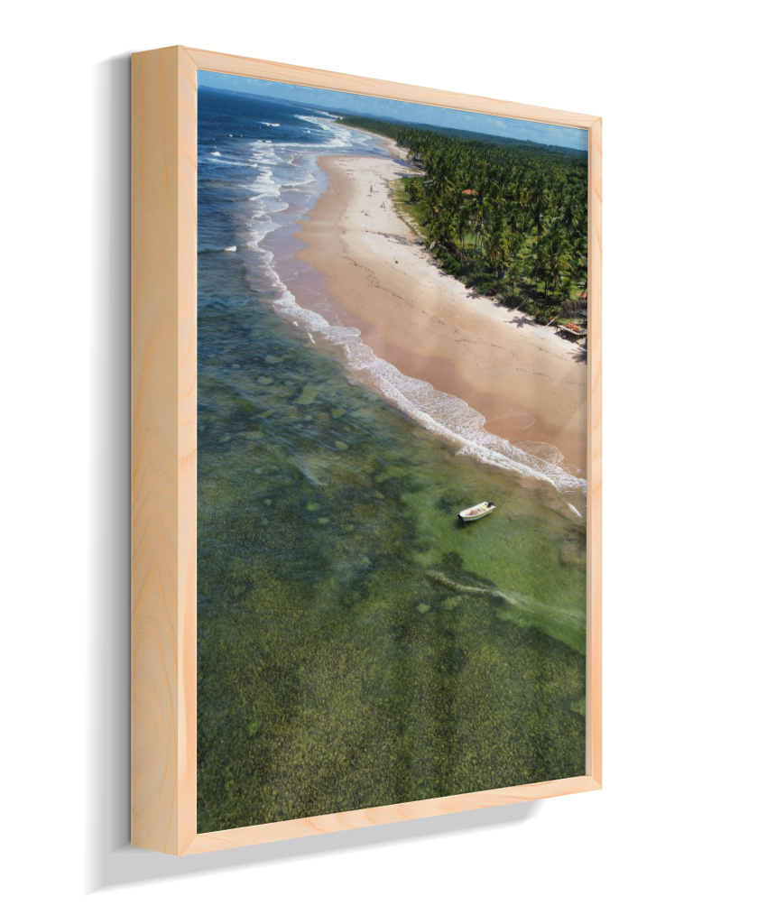 Quadro Praia de Algodões - Vertical