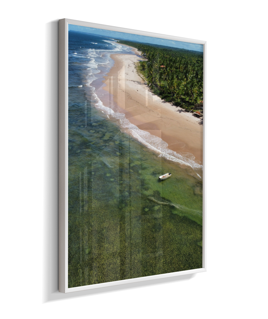 Quadro Praia de Algodões - Vertical