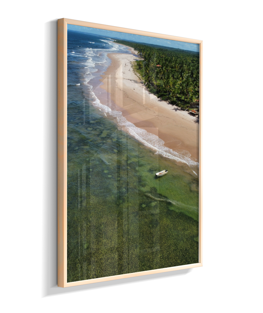 Quadro Praia de Algodões - Vertical