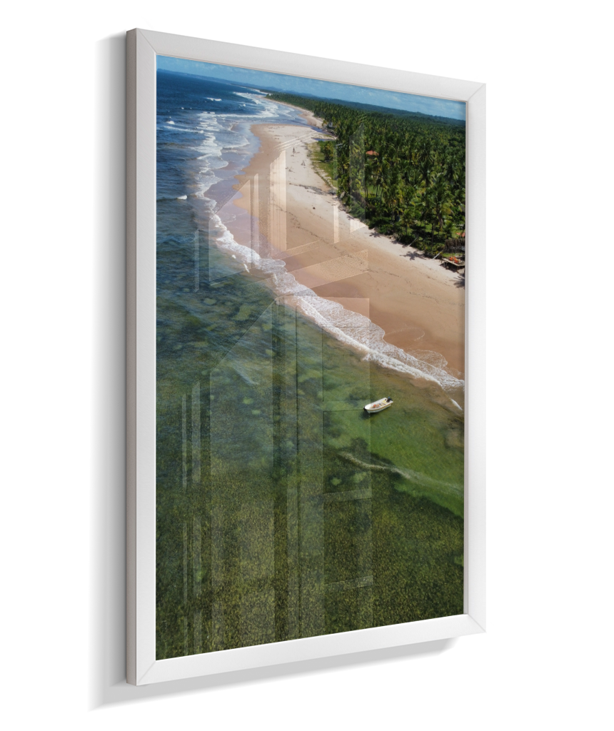 Quadro Praia de Algodões - Vertical