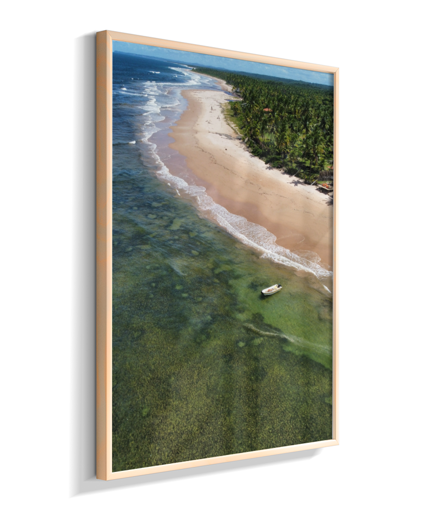Quadro Praia de Algodões - Vertical