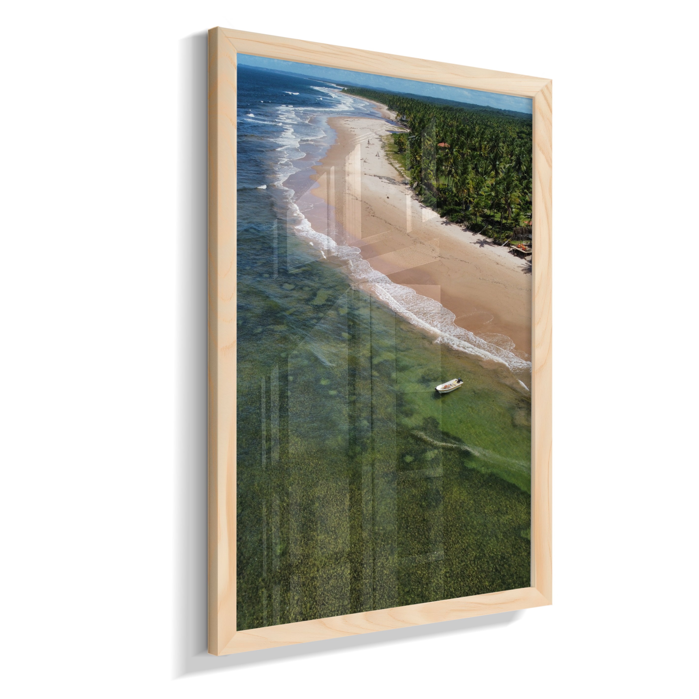 Quadro Praia de Algodões - Vertical