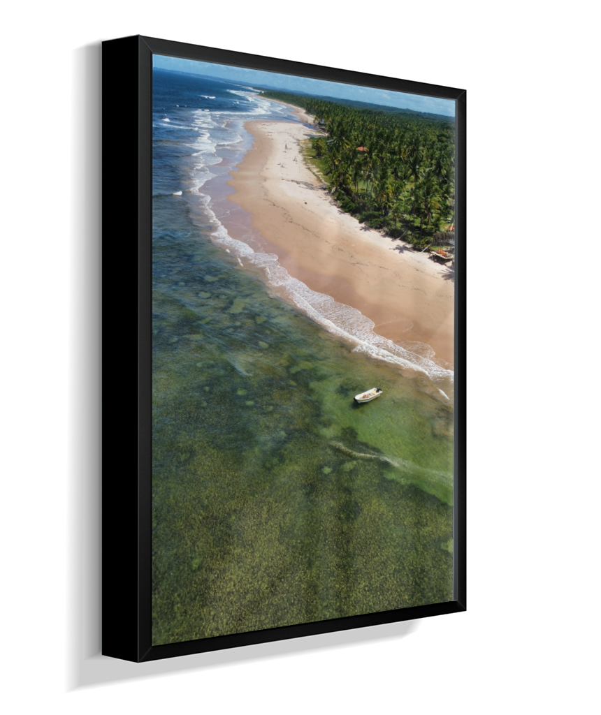 Quadro Praia de Algodões - Vertical