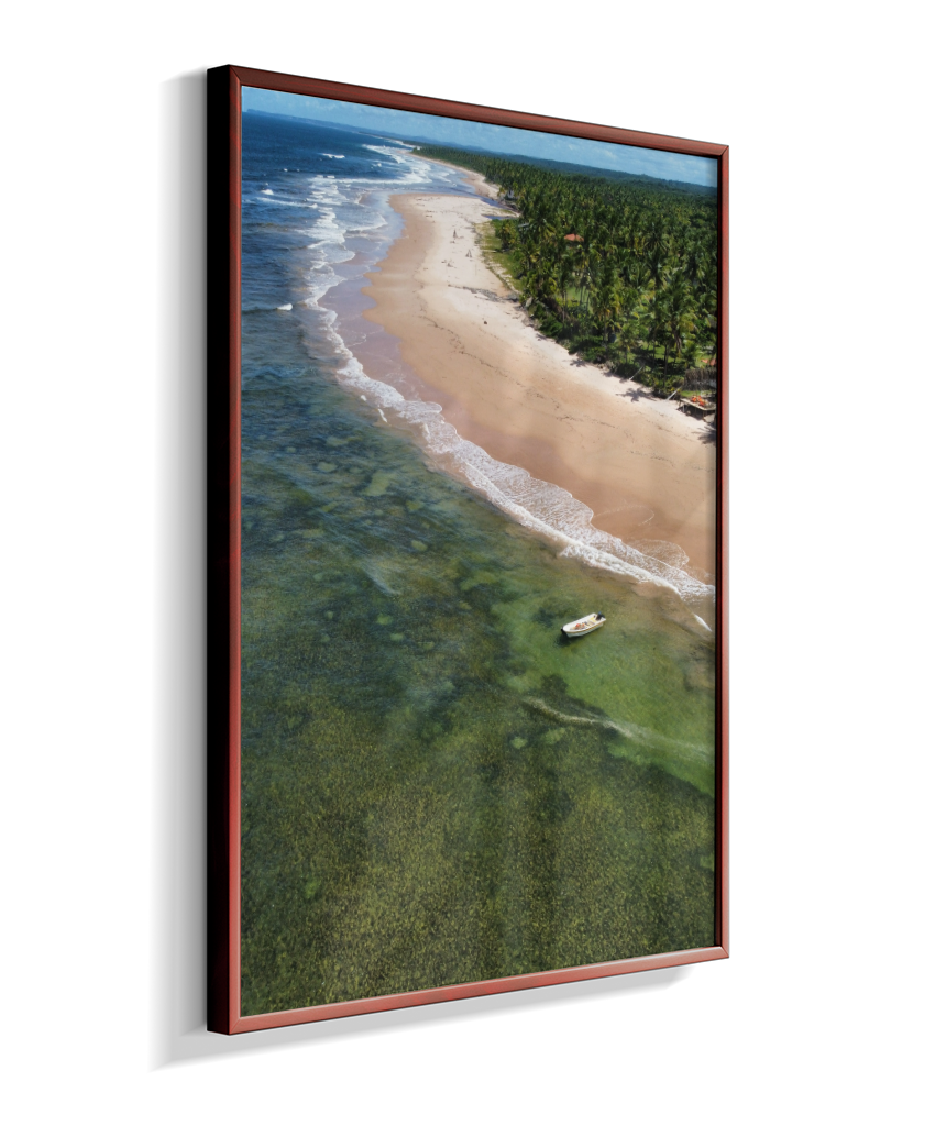 Quadro Praia de Algodões - Vertical