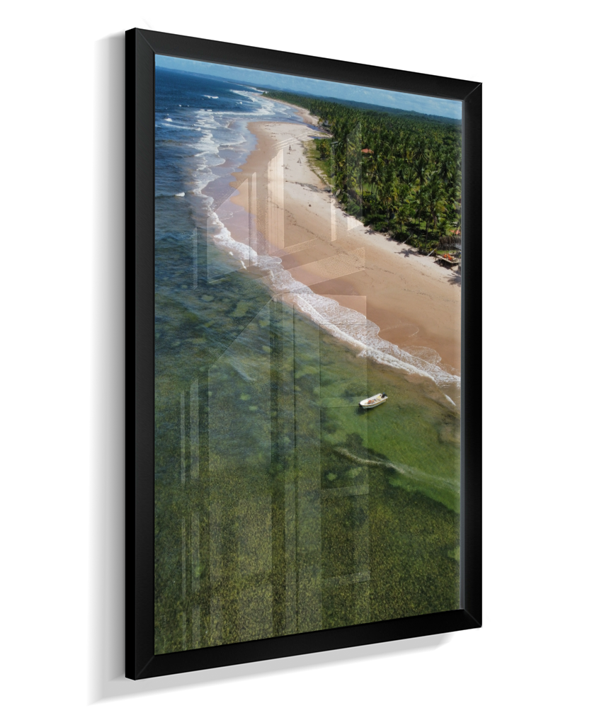 Quadro Praia de Algodões - Vertical