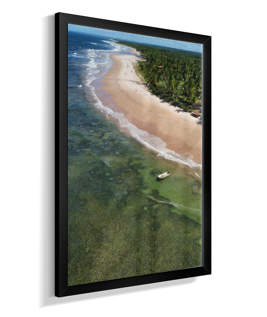 Quadro Praia de Algodões - Vertical