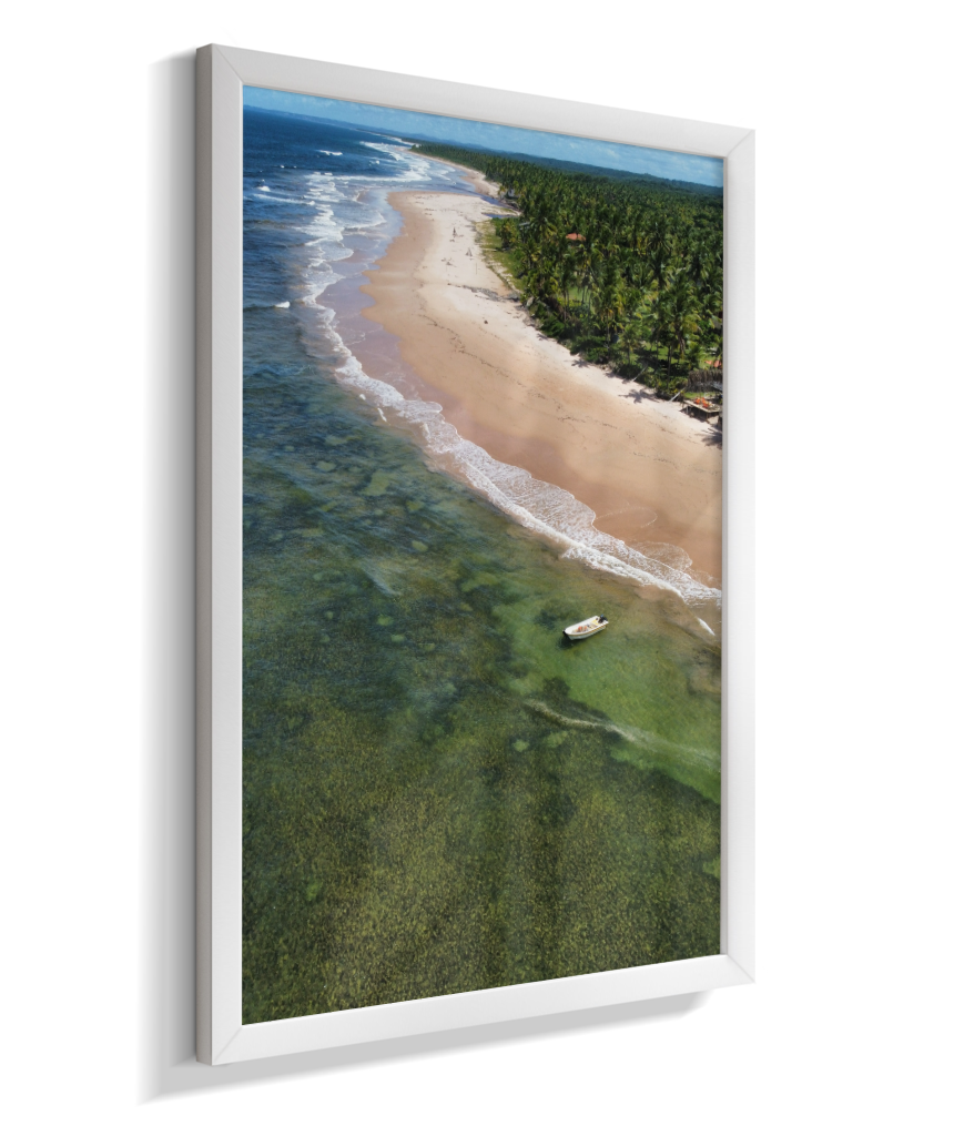 Quadro Praia de Algodões - Vertical