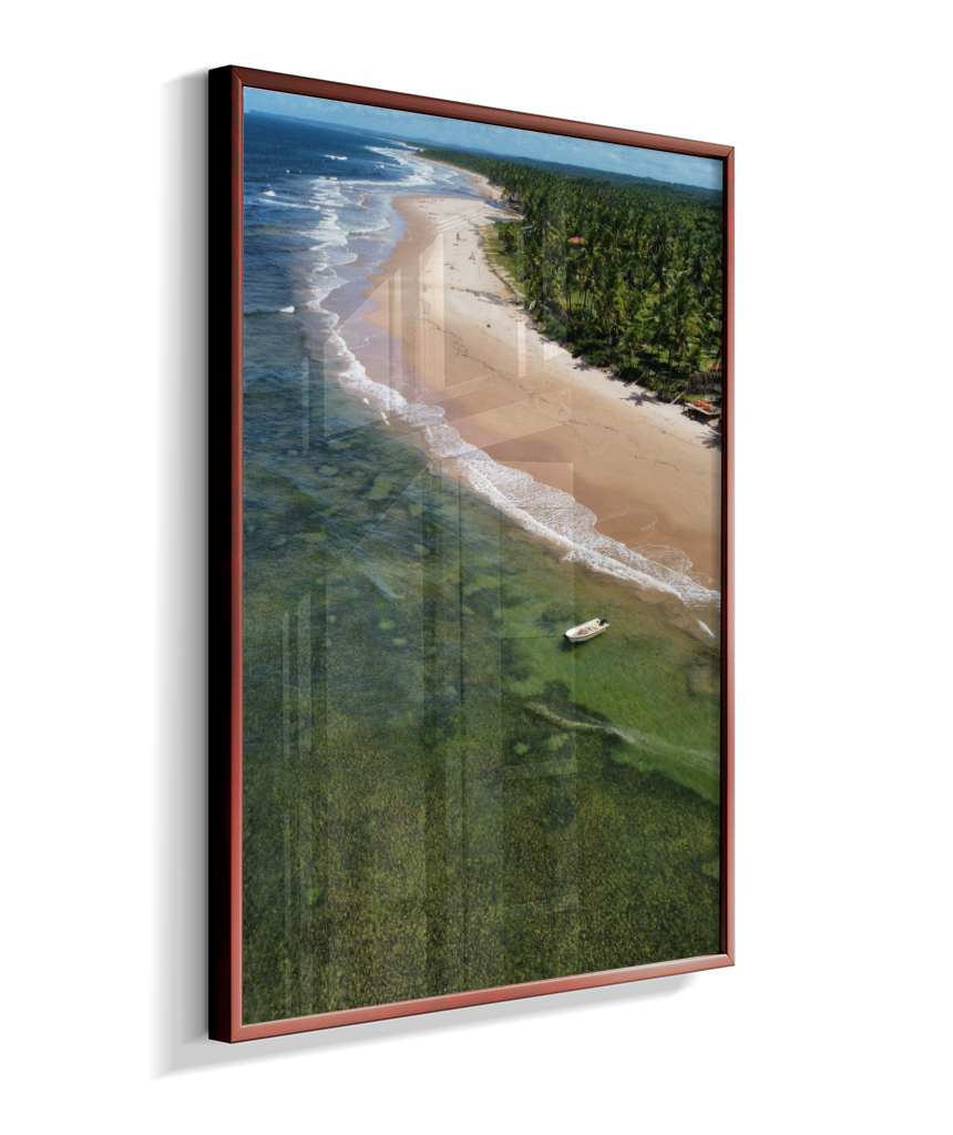 Quadro Praia de Algodões - Vertical