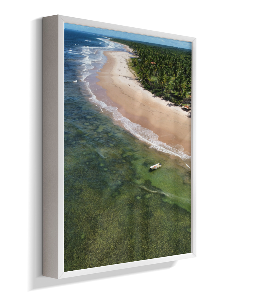 Quadro Praia de Algodões - Vertical