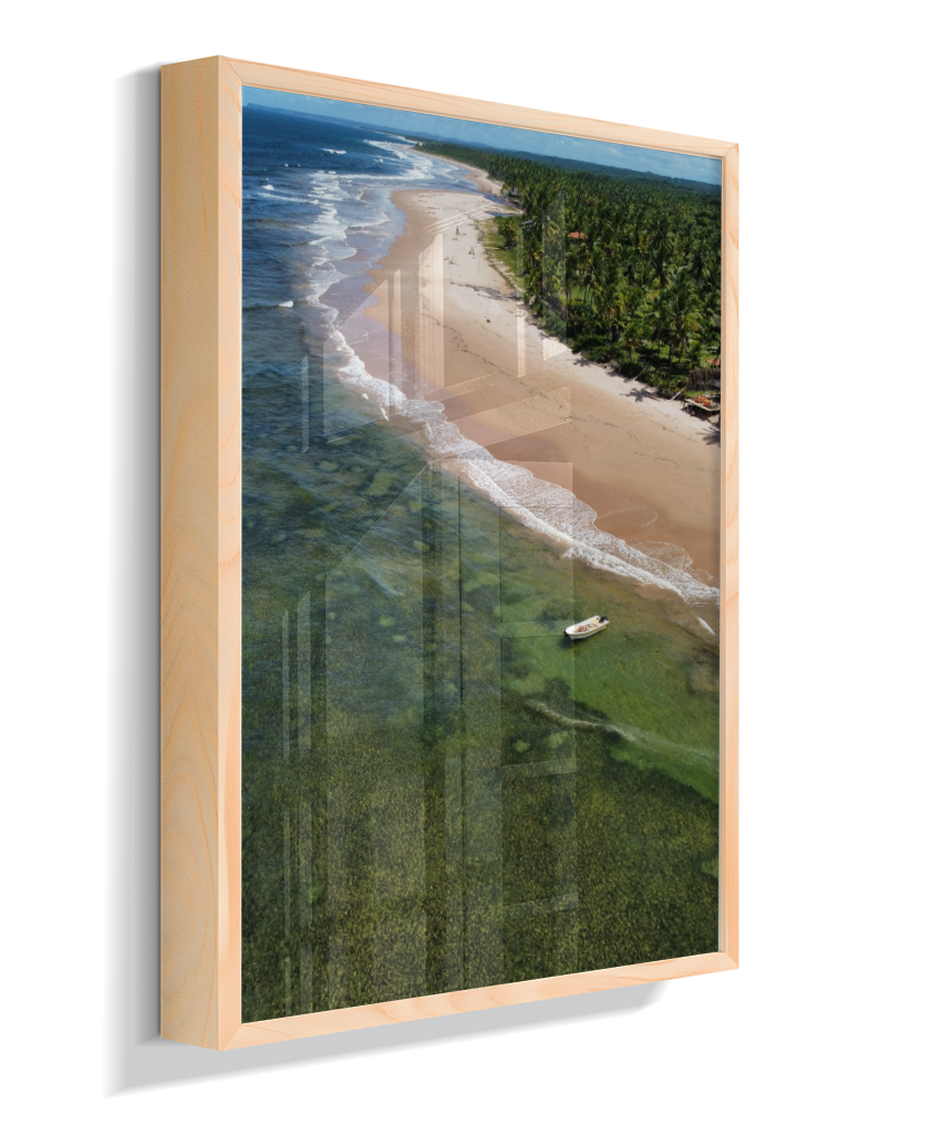 Quadro Praia de Algodões - Vertical