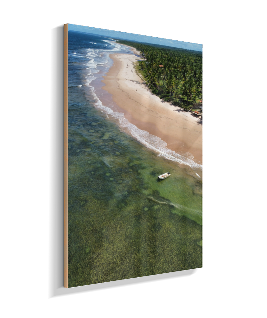 Quadro Praia de Algodões - Vertical