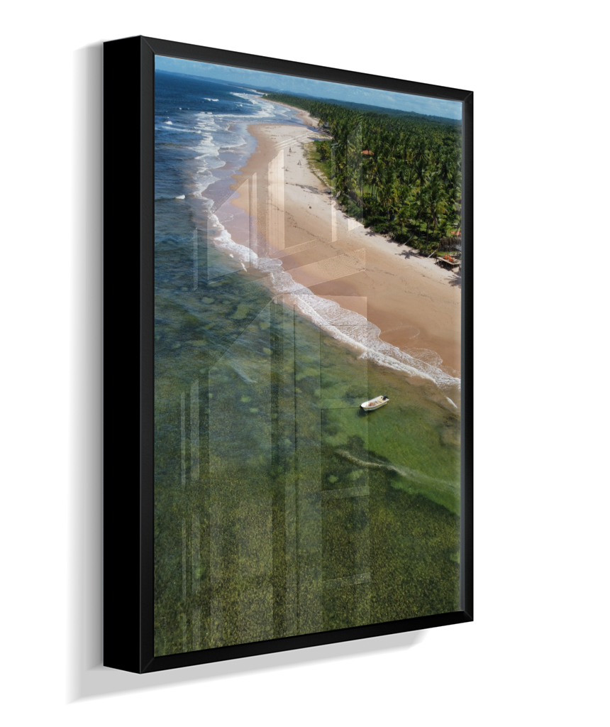 Quadro Praia de Algodões - Vertical