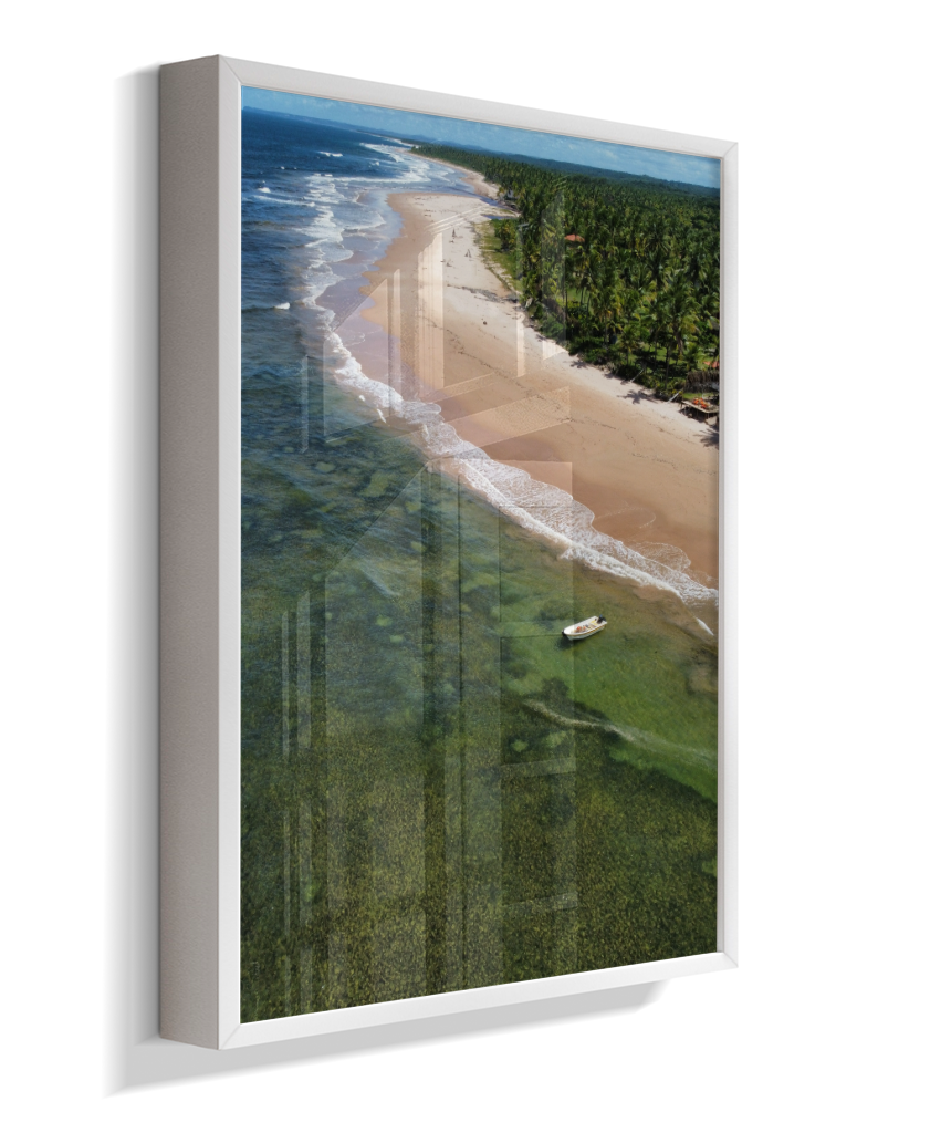 Quadro Praia de Algodões - Vertical