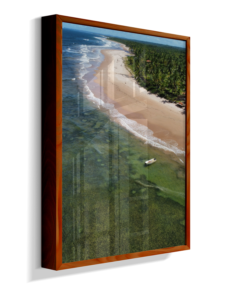 Quadro Praia de Algodões - Vertical