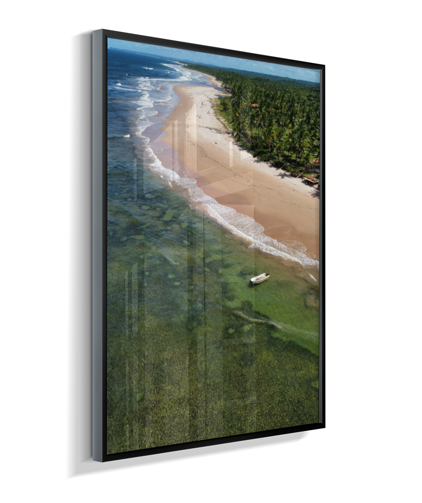 Quadro Praia de Algodões - Vertical