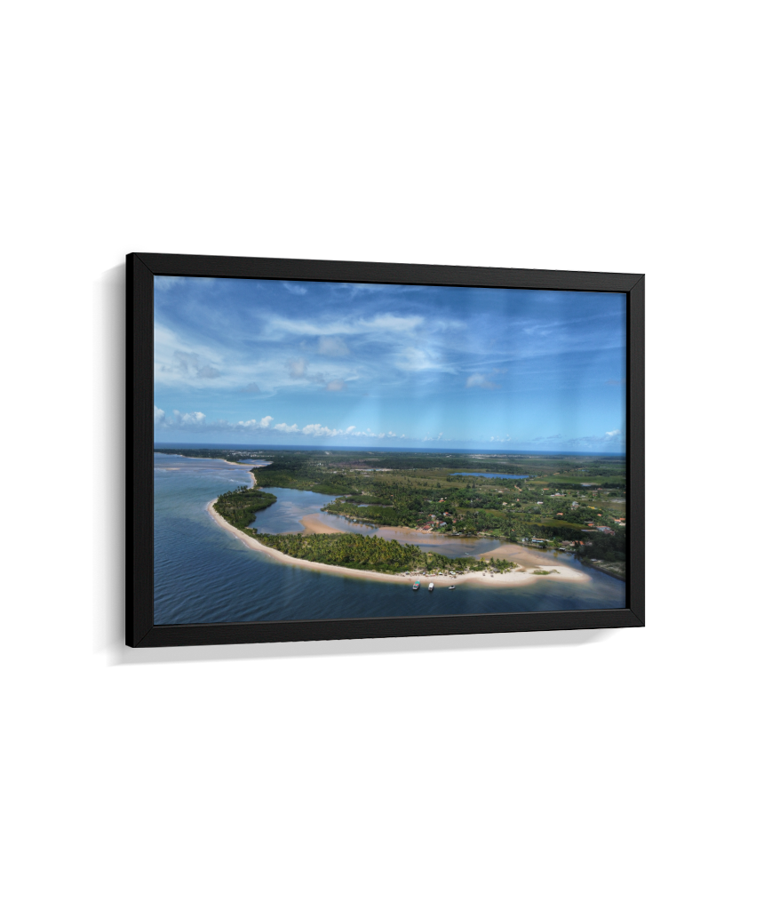 Quadro Ilha do Goio - Retangular