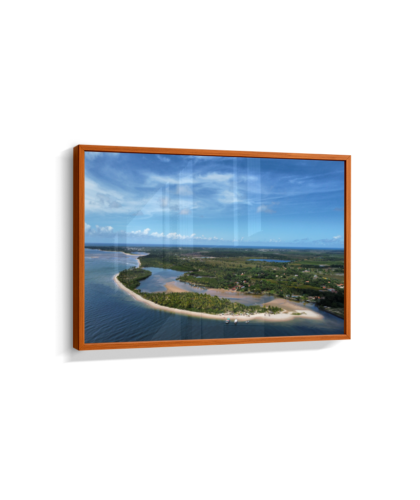 Quadro Ilha do Goio - Retangular