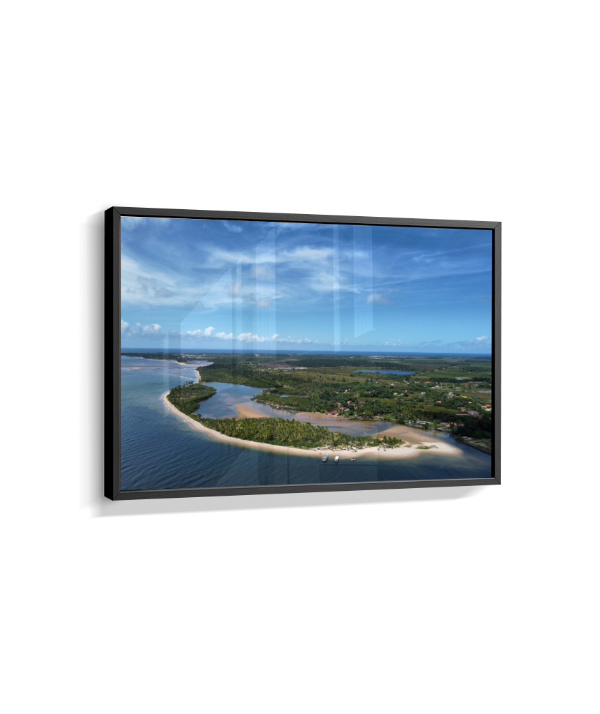 Quadro Ilha do Goio - Retangular