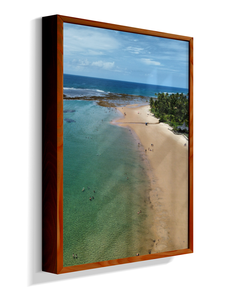 Quadro Praia Taipus de Fora - Vertical