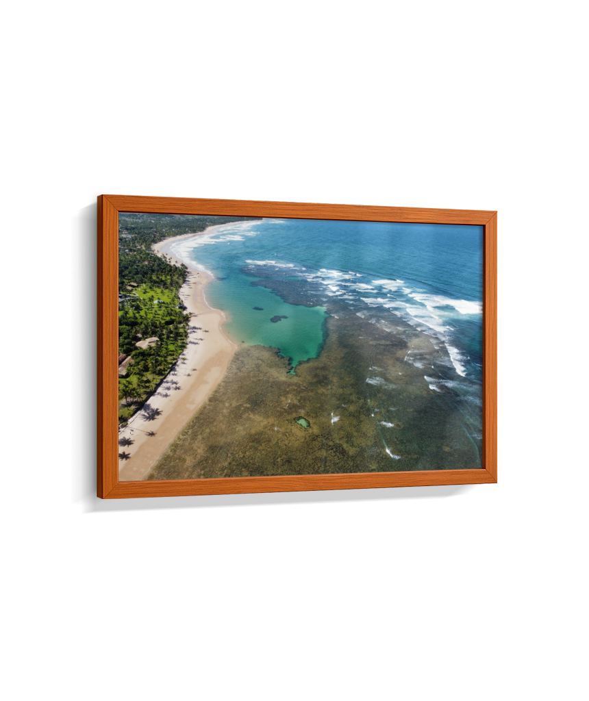 Quadro Coral Praia Taipus de Fora - Horizontal