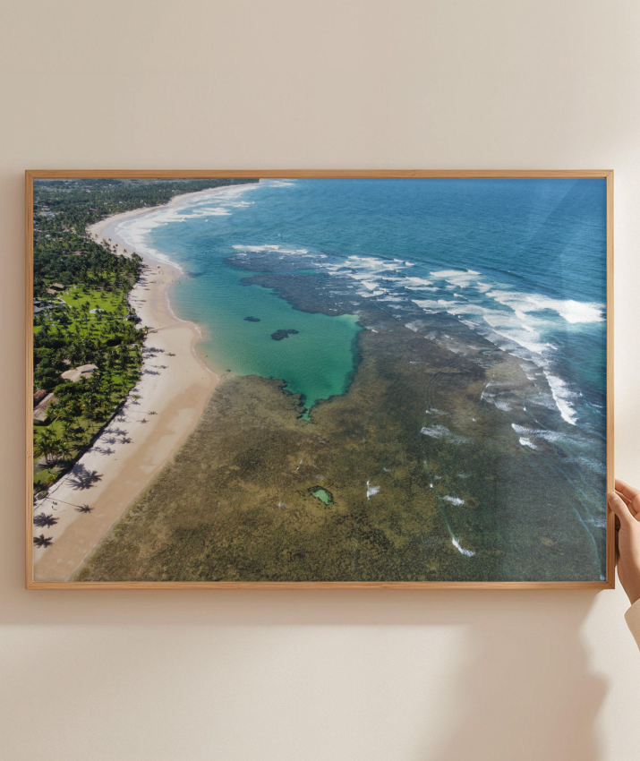 Quadro Coral Praia Taipus de Fora - Horizontal