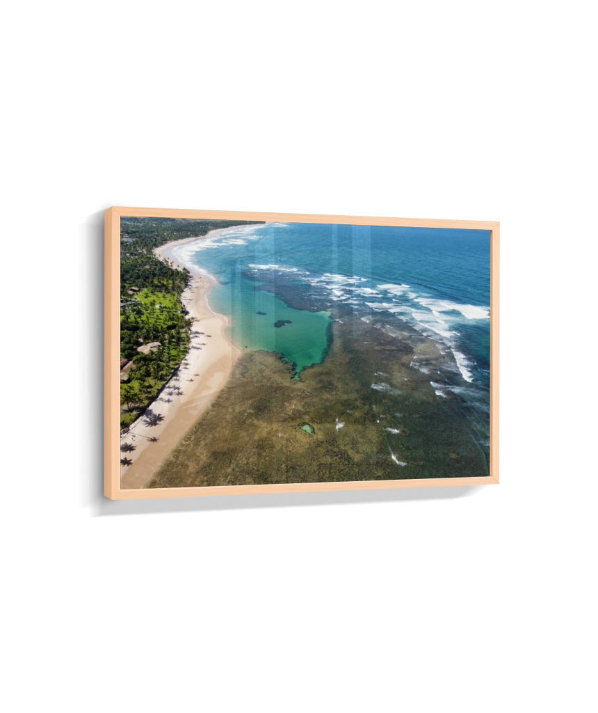 Quadro Coral Praia Taipus de Fora - Horizontal