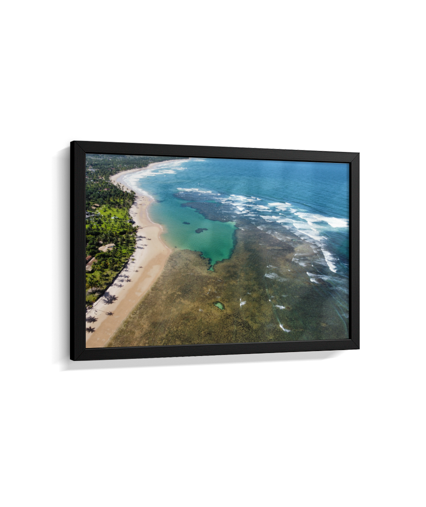 Quadro Coral Praia Taipus de Fora - Horizontal