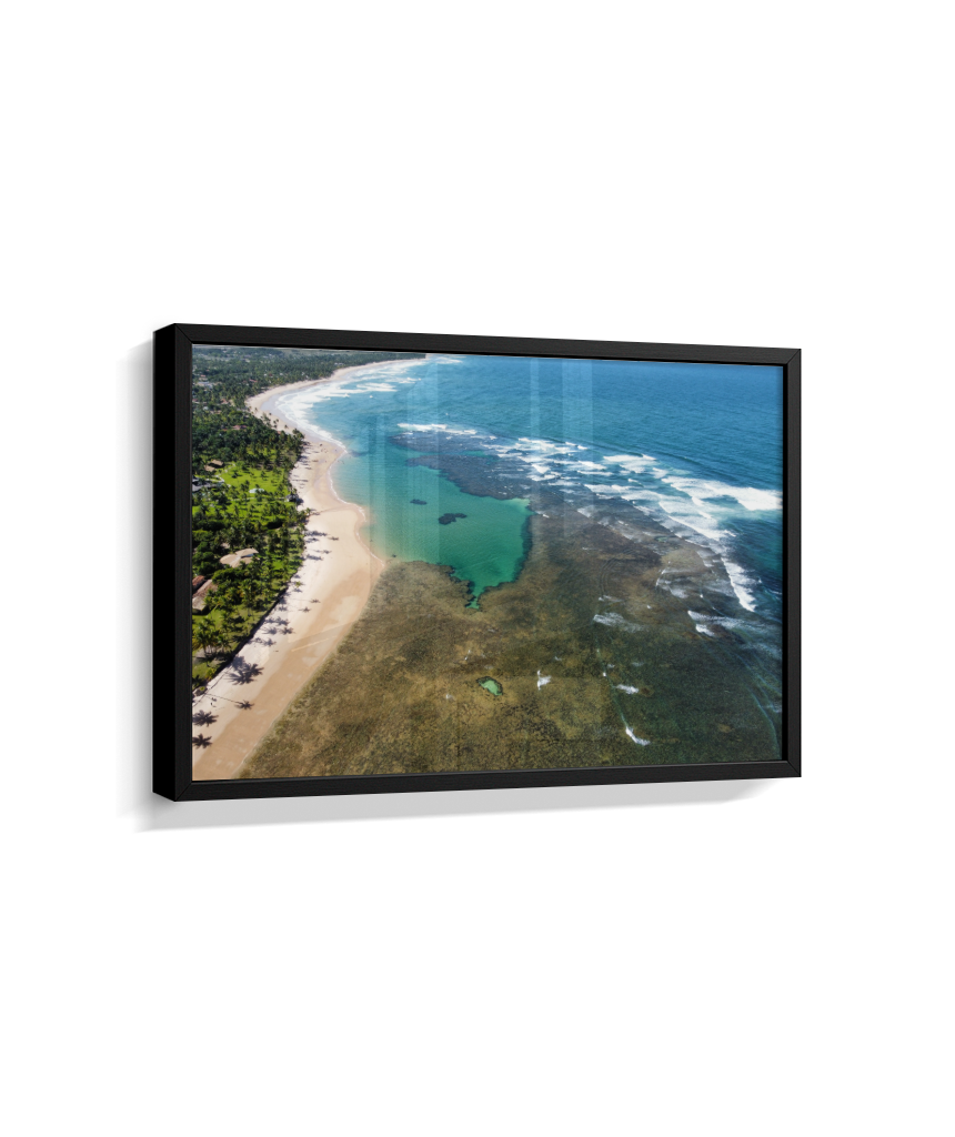 Quadro Coral Praia Taipus de Fora - Horizontal