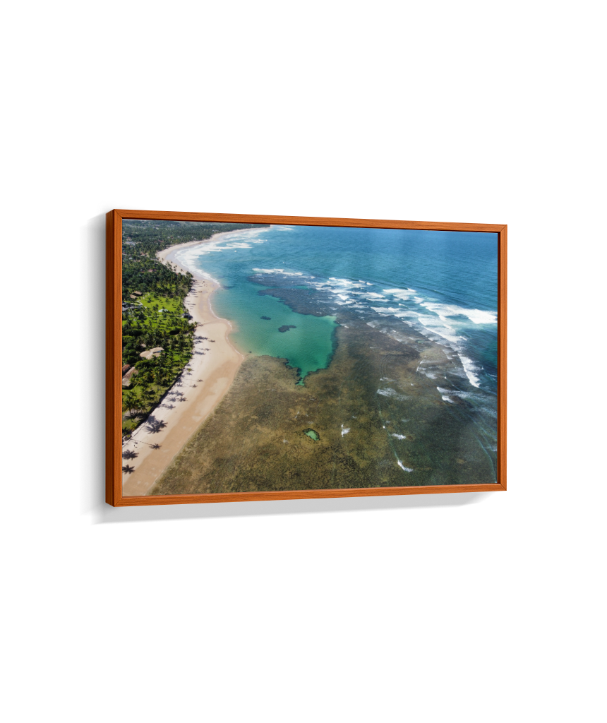 Quadro Coral Praia Taipus de Fora - Horizontal