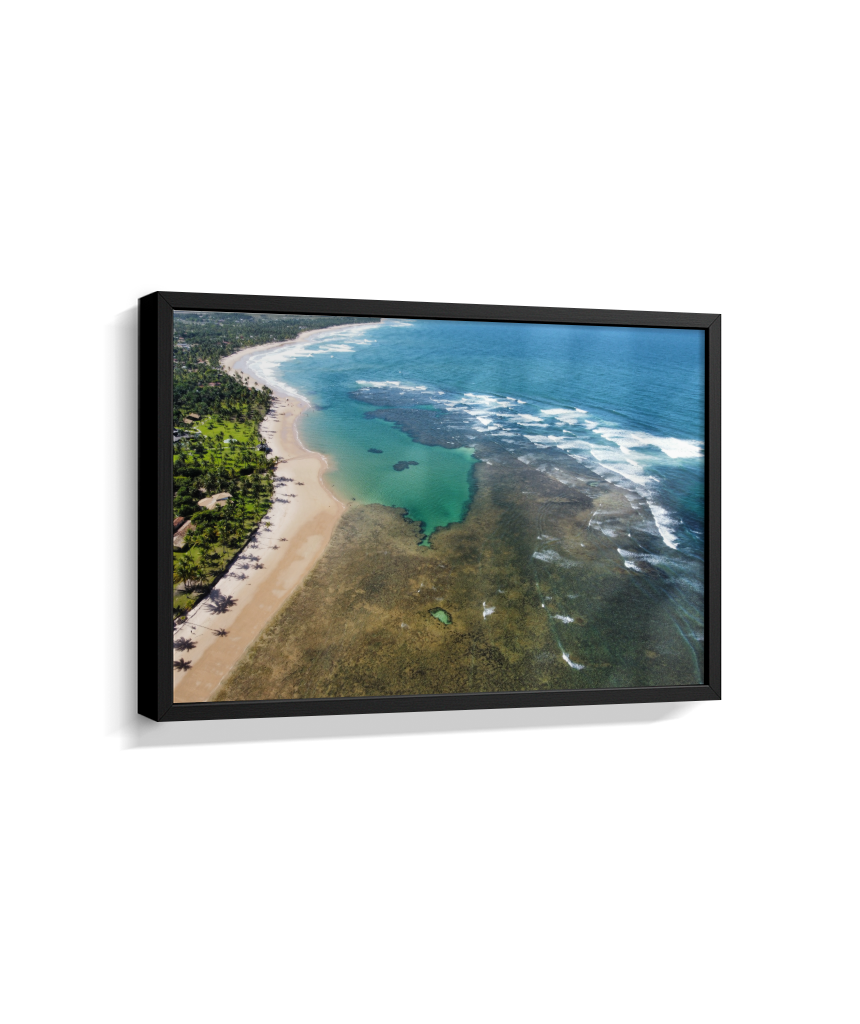 Quadro Coral Praia Taipus de Fora - Horizontal