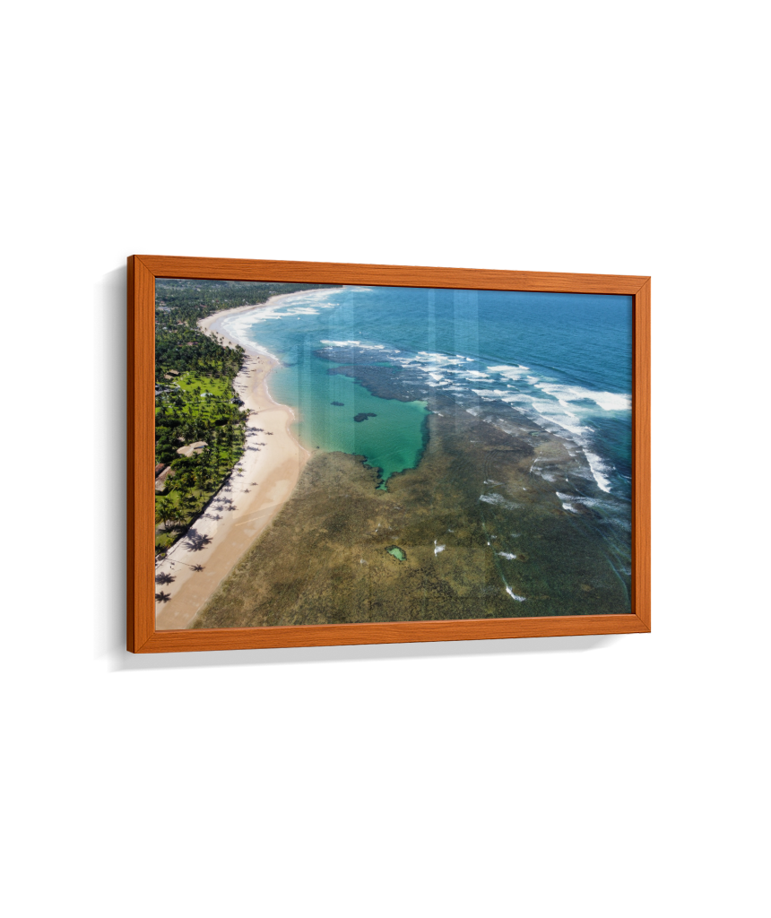 Quadro Coral Praia Taipus de Fora - Horizontal