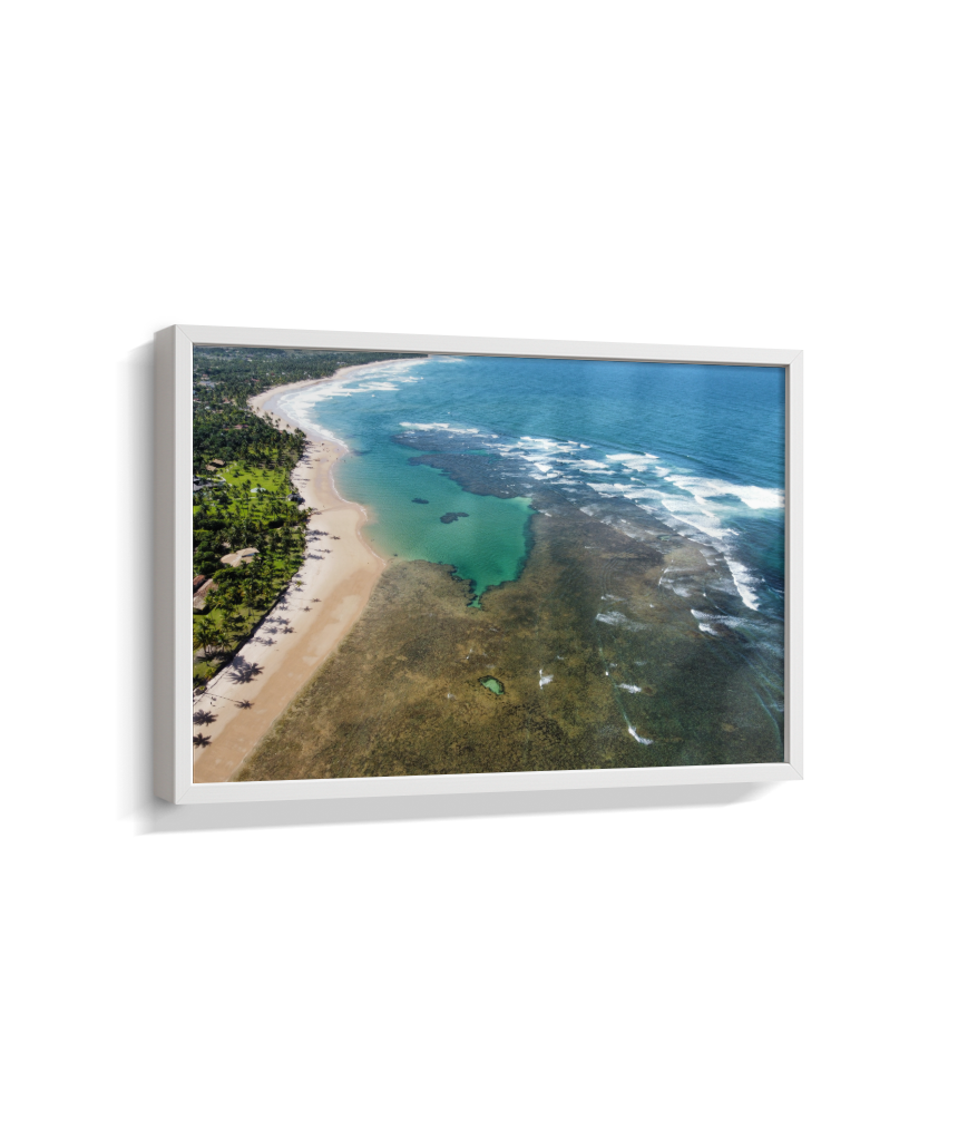 Quadro Coral Praia Taipus de Fora - Horizontal