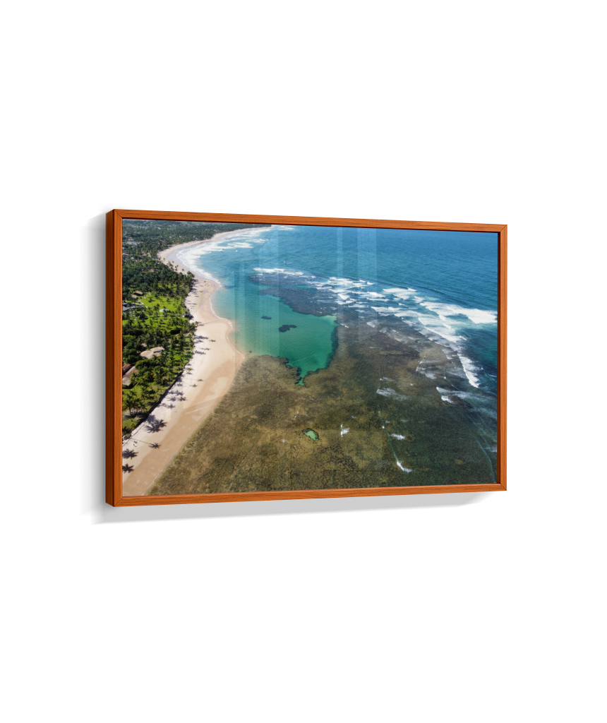 Quadro Coral Praia Taipus de Fora - Horizontal