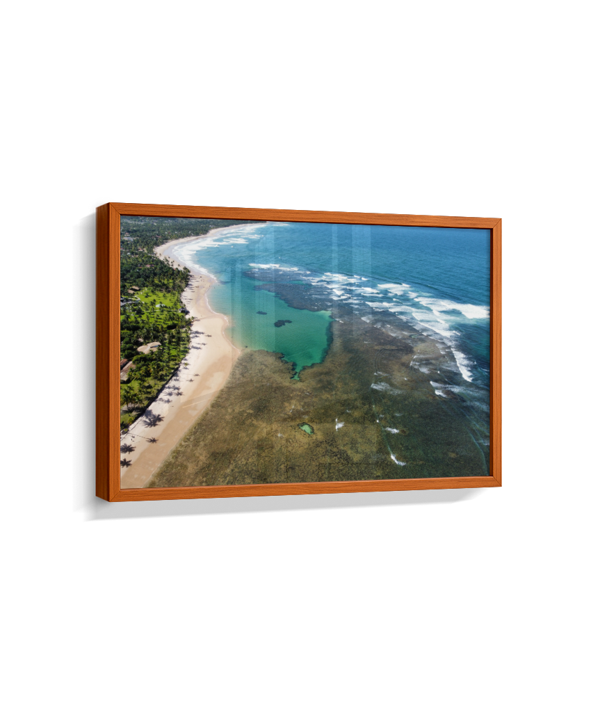 Quadro Coral Praia Taipus de Fora - Horizontal