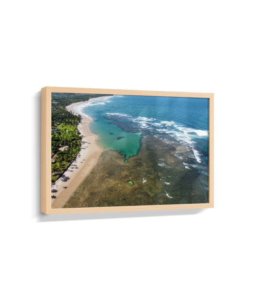 Quadro Coral Praia Taipus de Fora - Horizontal